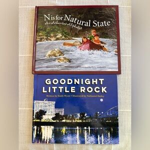 Arkansas Kid’s Books Lot Of 2  Goodnight Little Rock‎ & N Is For Natural State